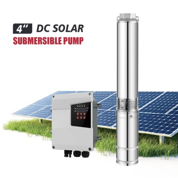 S4PC 4 inch Solar-Powered Centrifugal Submersible Borehole Pump Plastic Impeller Pump with MPPT Controller