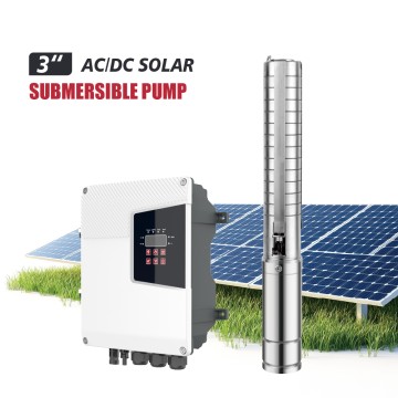 Z3SC-A/D 3 inch Solar-Powered Centrifugal Submersible Borehole Pump Stainless Steel Impeller Pump with MPPT Controller