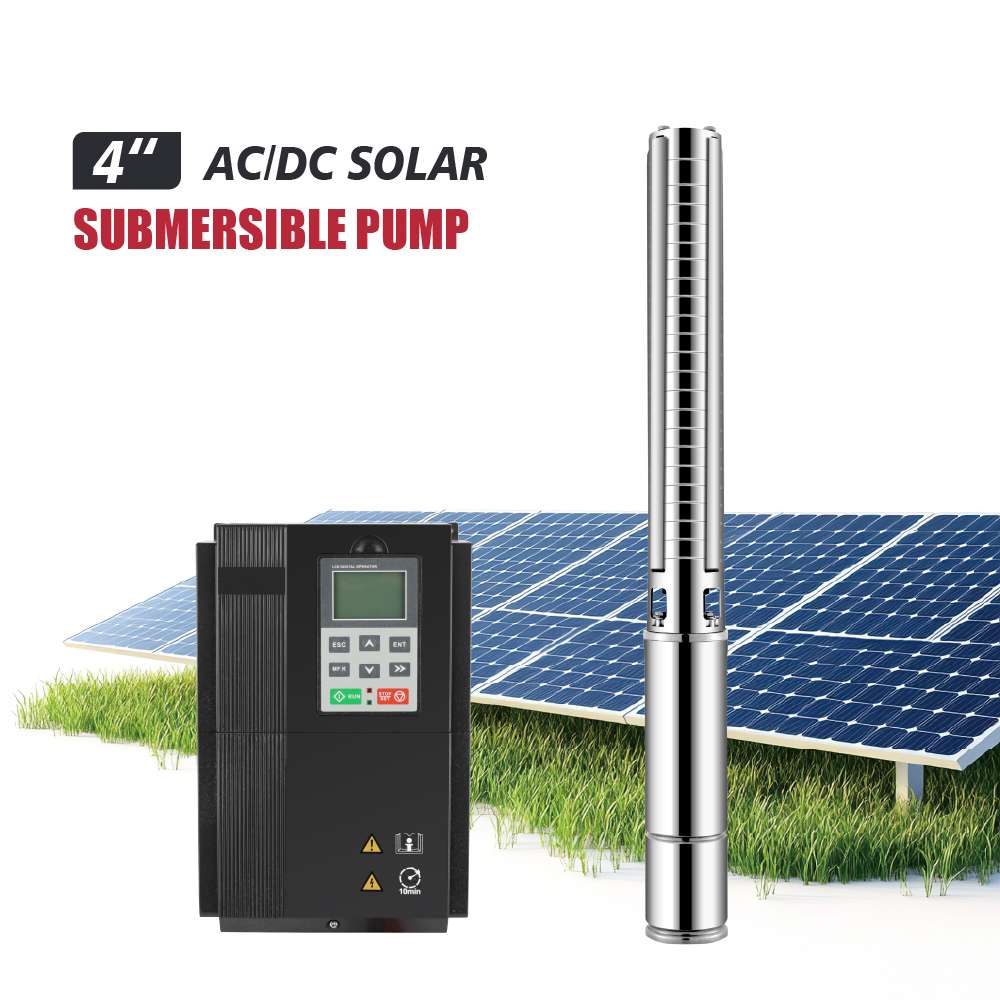 4SC-PV150 Solar Pumping System Solar-Powered Submersible Borehole Pump for Agricultural Irrigation