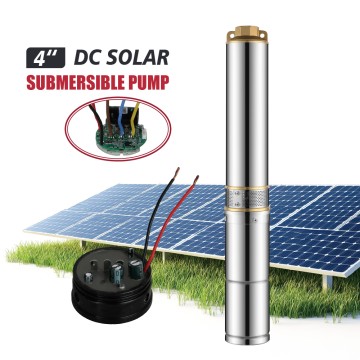 I4PC(b) Built-in MPPT Controller 4 inch Solar-Powered High Quality Centrifugal Submersible Borehole Pump Plastic Impeller Pump with MPPT Controller