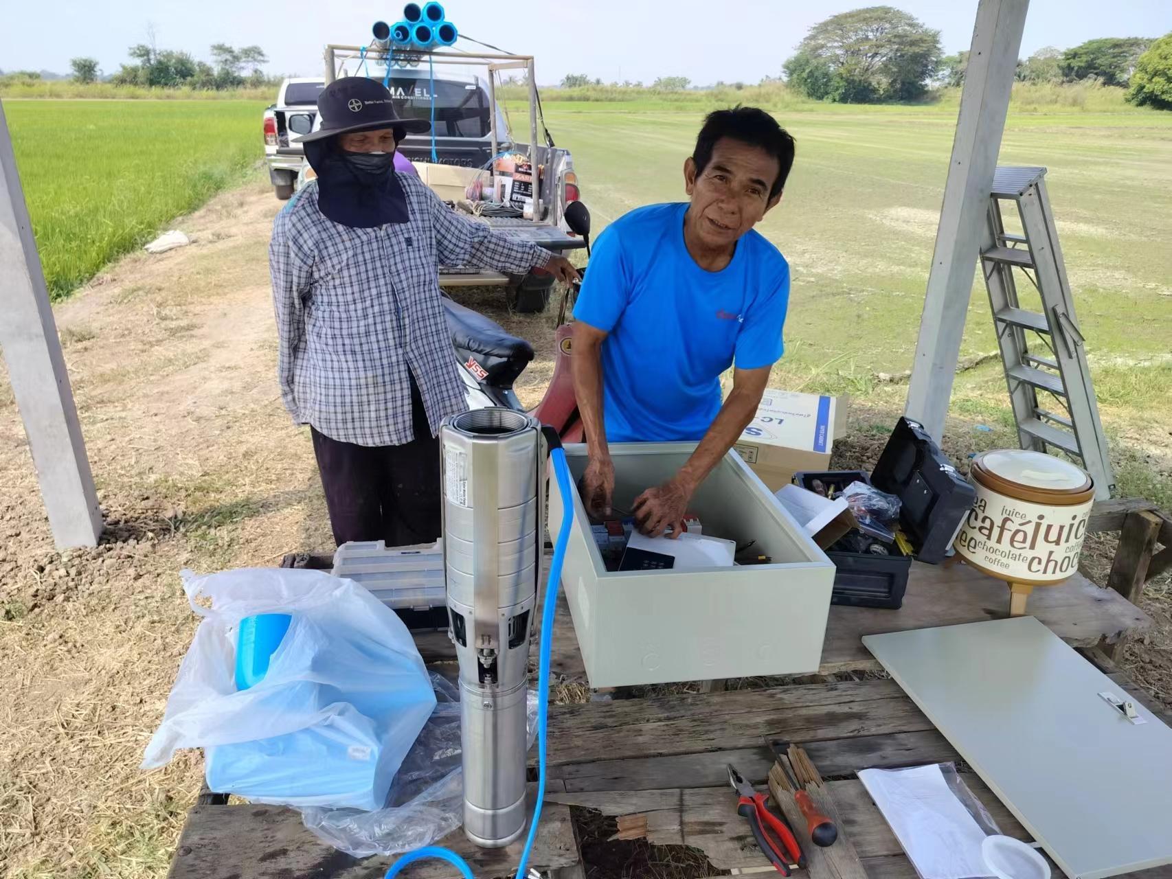 Asia Thailand | AC/DC Hybrid 3.0HP Solar Submersible Pump-2