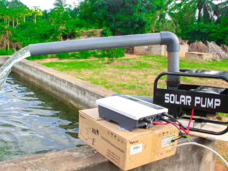 África Nigéria | Painel solar híbrido CA/CC de 3,5 HP...