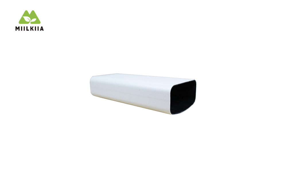 90*50mm Black and White Non-hollow Hydroponic Channels