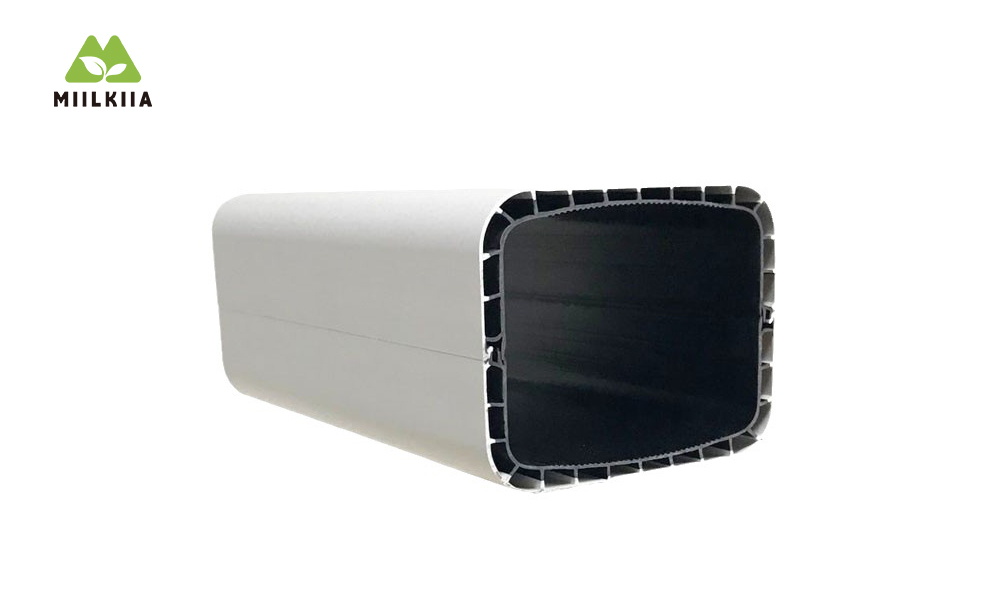100*80mm Black and White Hollow Hydroponic Channels (Openable)