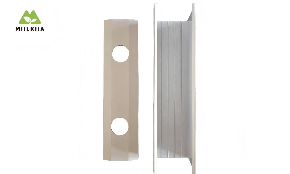 100*100mm White Hydroponic Channels  (Openable/Non-Openable)