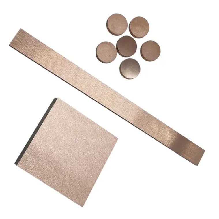 Molybdenum electrode is used as elect...