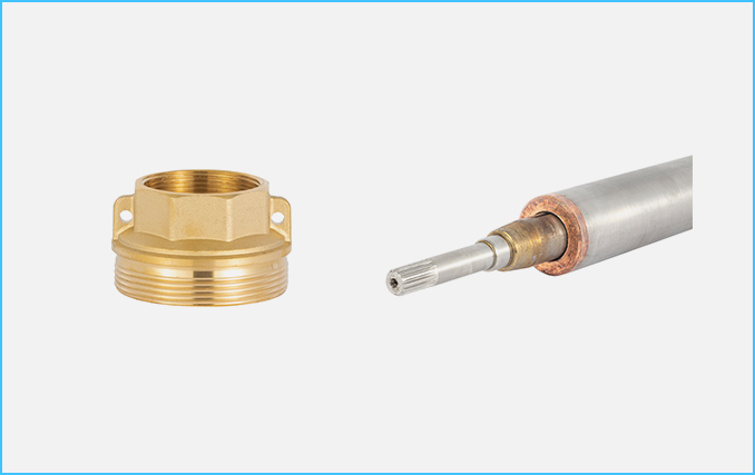 Copper outlet - connection,Copper rotor stainless steel shaft9vs