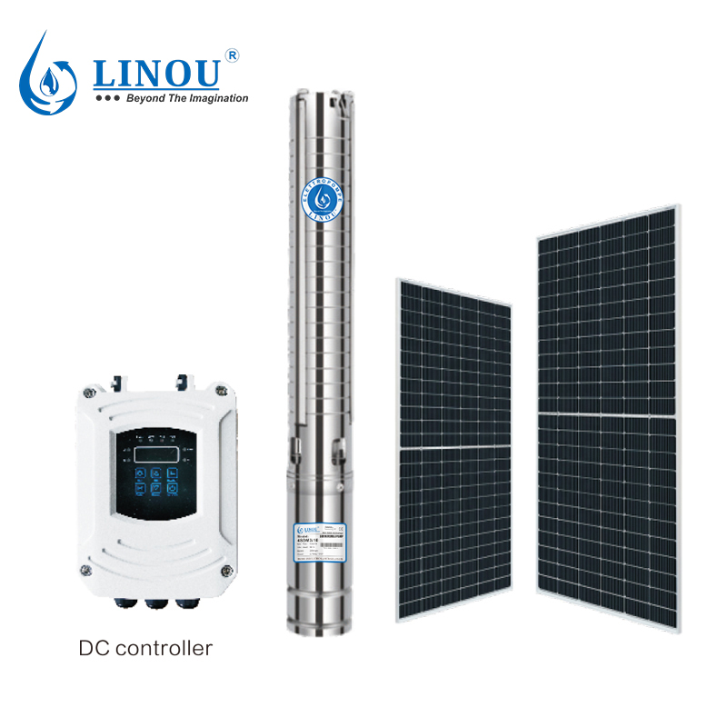 Brushless Stainless Steel Deep Solar Well Pumps 3DCSP