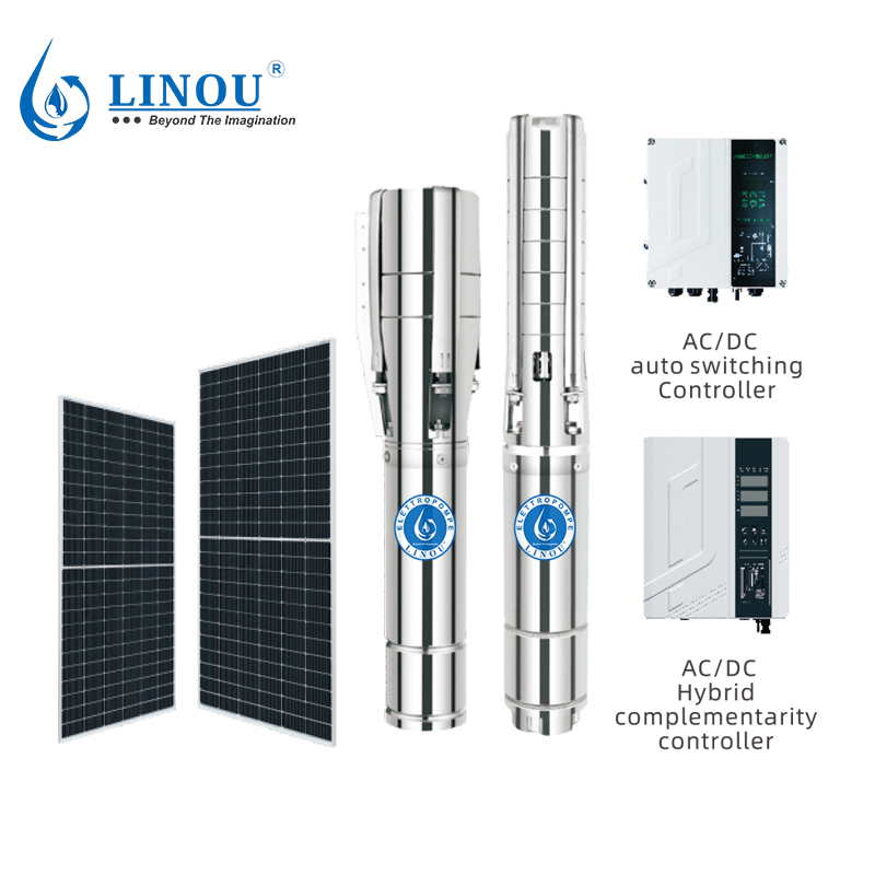 Brushless Stainless Steel Deep Solar Well PumpS 4SP-A/D