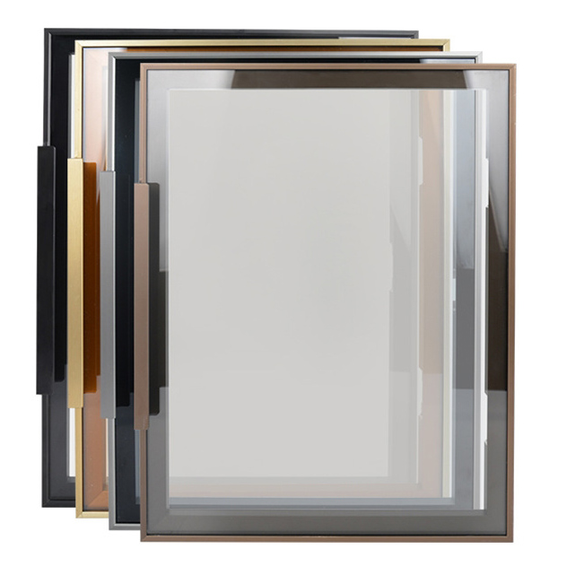 Modern Aluminium Frame Pin-Type Glass Door
