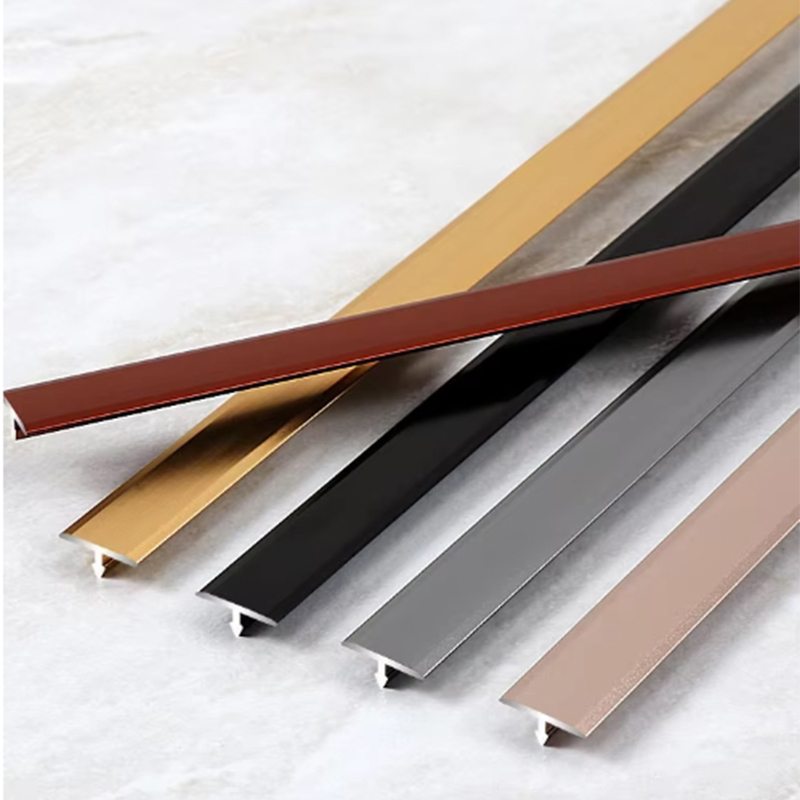 Fashionable I-shaped Aluminum Alloy Trim Strip, Sturdy and Durable, Colorful, Suitable for Various Decoration Styles