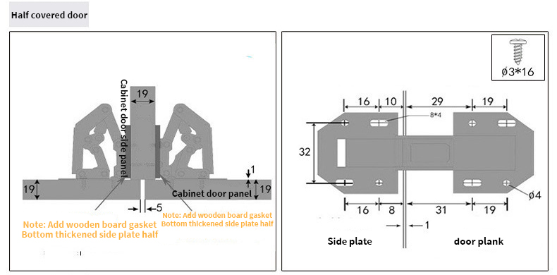 Cabinet Door Hinge (16)fis
