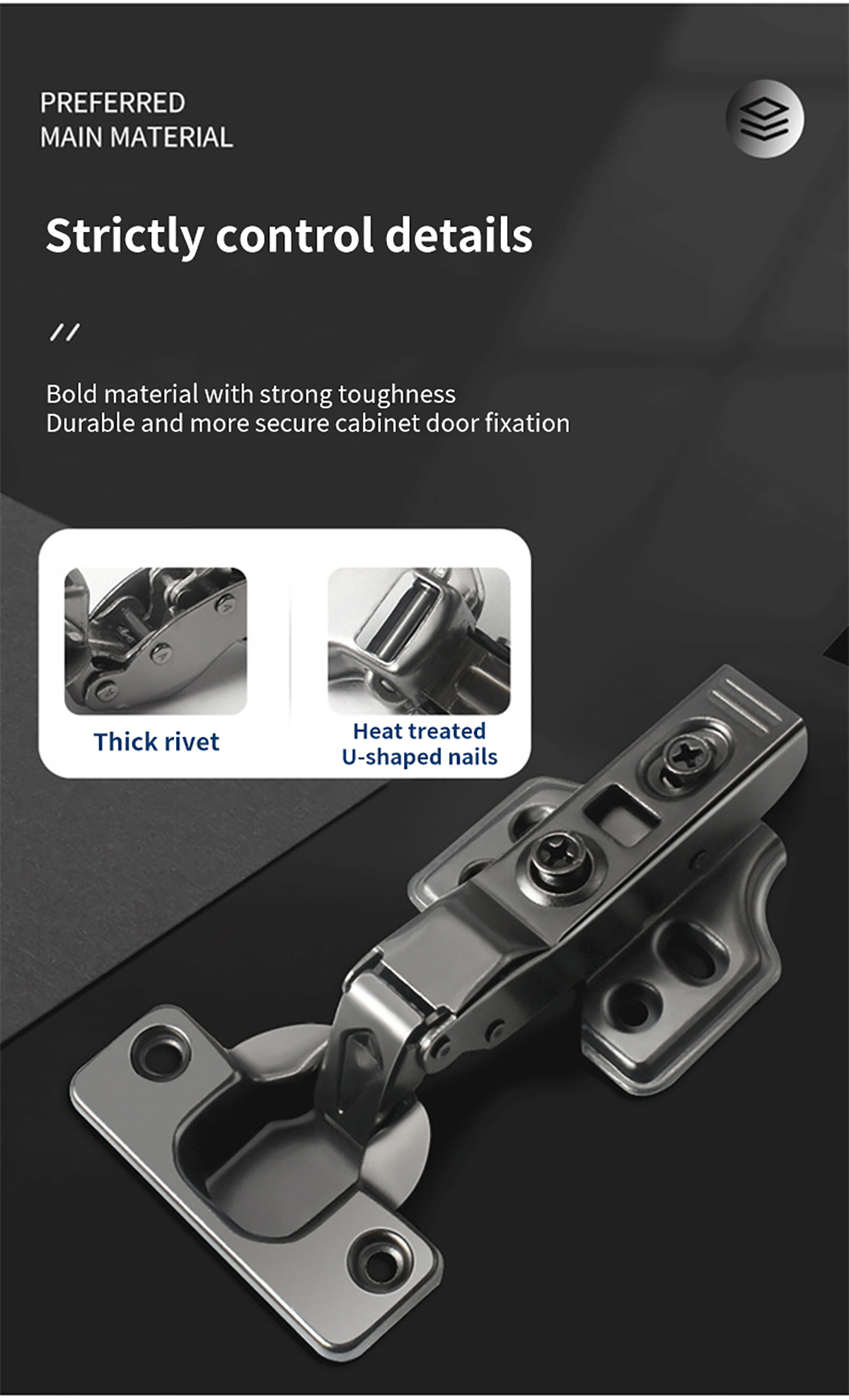 Cabinet Rebound Hinge 06zbd