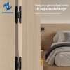 Heavy Duty 3D Adjustable Concealed Door Hinge - Black