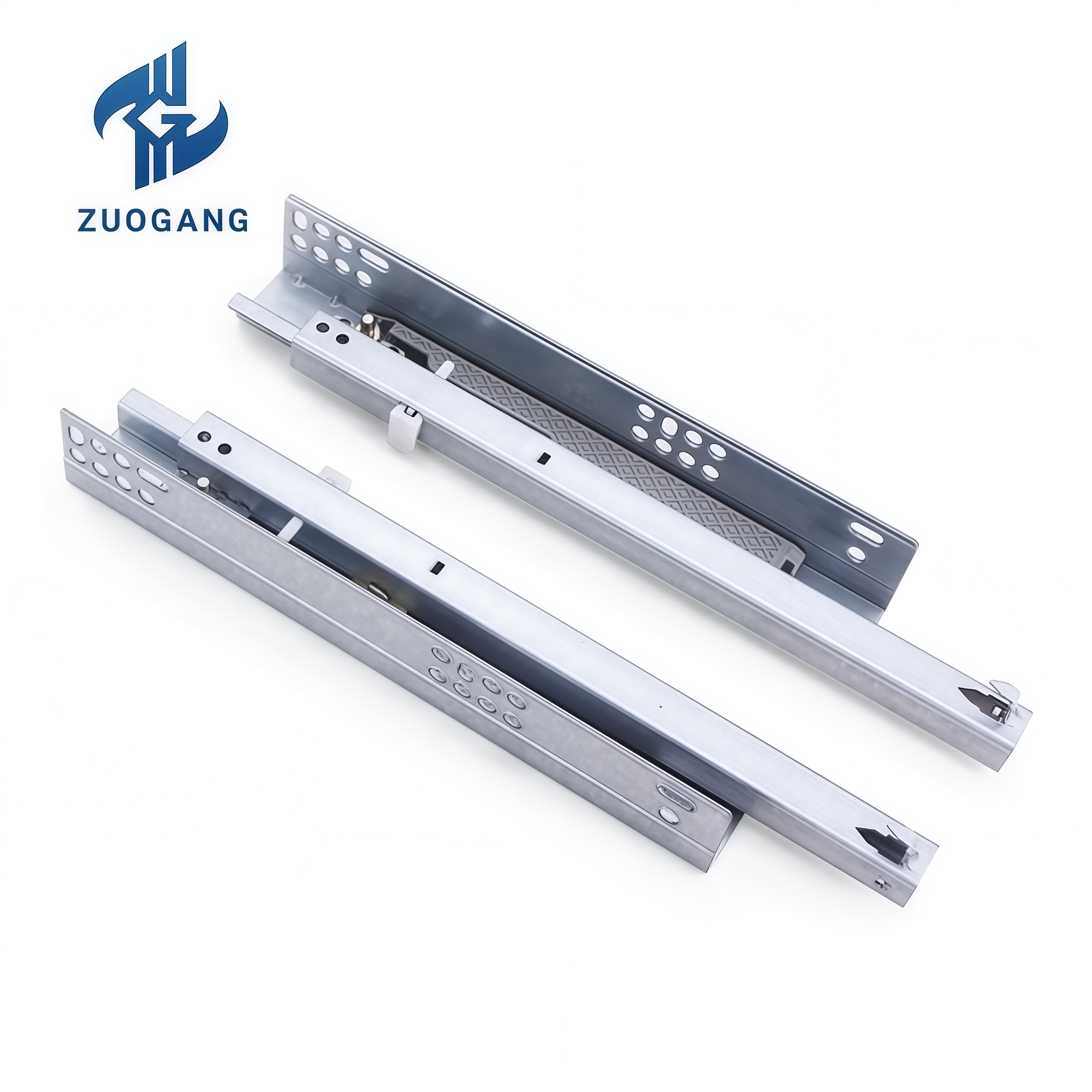 Soft Close Concealed Drawer Slide - Full Extension Steel Slide