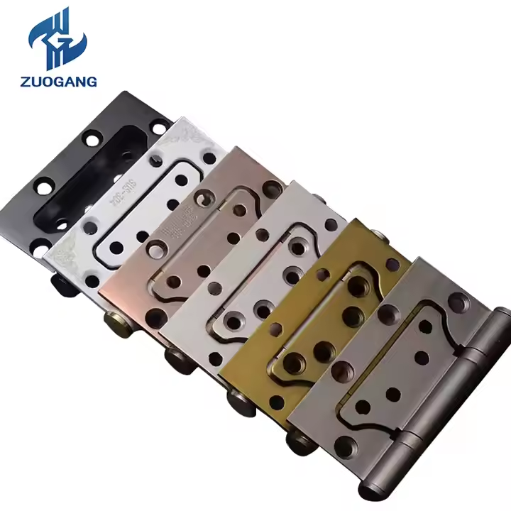 Stainless Steel Iron Metal Window Round Corner Spring Door Hinge Flush Hinge for Wooden Door