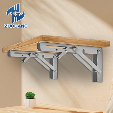 Heavy Duty Adjustable Metal Wall Mount Bracket for Shelves