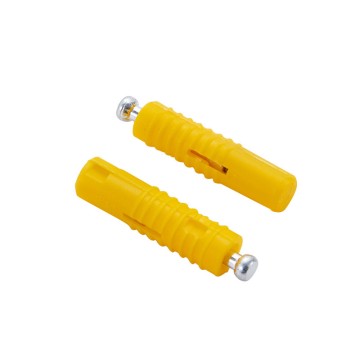 Zuogang Hardware 3 in 1 Plastic Furniture Cam Lock Fittings Plastic Connector Fitting Connecting Bolt