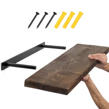 Zuogang I-Shaped Metal Shelf Brackets - Hidden Wall Supports
