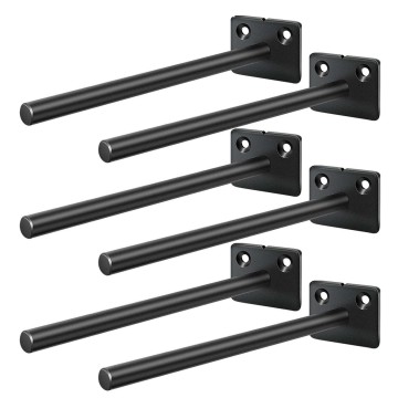 Hidden Floating Shelf Brackets - Solid Steel Rods-Zuogang