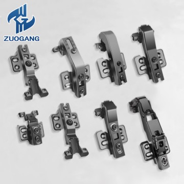 Zuogang Professional Wholesale Aluminum frame Hinges Hydraulic Steel Kitchen Cabinet Hinge