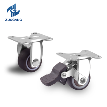 Zuogang wholesale furniture chair universal caster roller furniture nylon/PVC caster heavy duty caste