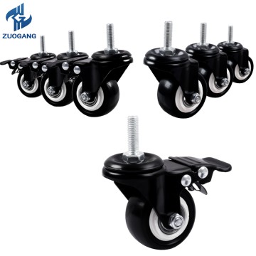 Zuo Gang Plastic Universal Castor Roller Wheels Furniture Nylon/PVC Caster Heavy Duty Wheels for wheels casters