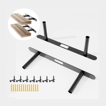Zuogang Furniture Hardware Shelf Brackets Concealed Kitchen Rack Iron Storage Layer Board Rack Wall Storage Brackets