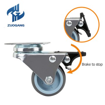 Zuogang Custom ODM OEM Office Chair Caster Wheels Office Chair Caster Wheels