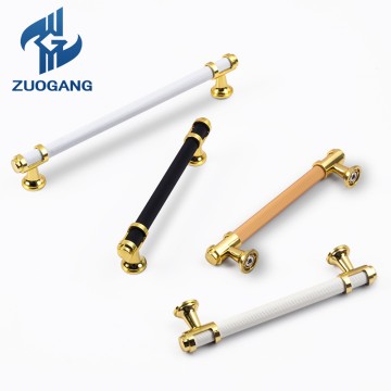 Zuo Gang High Quality Luxury Hardware Wardrobe Kitchen Gold Black Door Cabinet Pulls Cabinet wardrobe Handles For Furniture