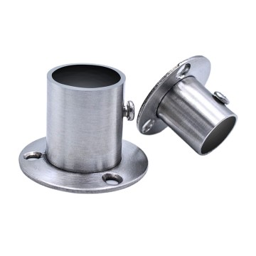 Stainless Steel Flange Tube Pipe Support Holder...