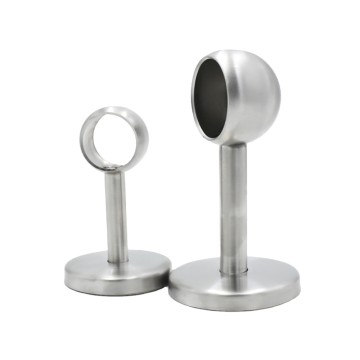 Stainless Steel Wardrobe Tube Bracket Curtain H...