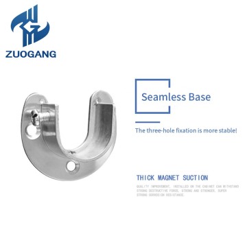 U-Shaped Stainless Steel Clothes Rail Closet Ra...