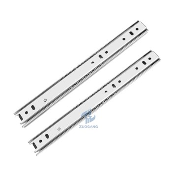 zuogang 27mm 14inch furniture hardware slide rail ball bearing slide