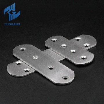 Zuogang Sheet Fabrication Manufacturer Furniture Hardware Parts Wood Flat Brackets Table Corner Brace