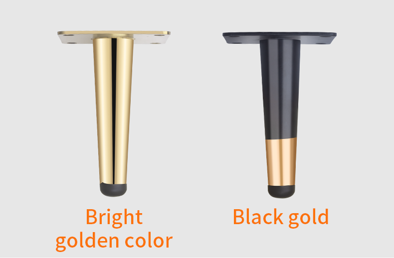 High Quality Widely Used Metal Furniture Legs Gold Black Sofa Metal Legs  For Tables Suppliers, Factory | ZUOGANG