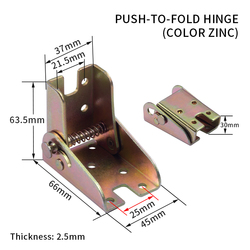 High Quality 90° Iron Hinges for Folding Table ...