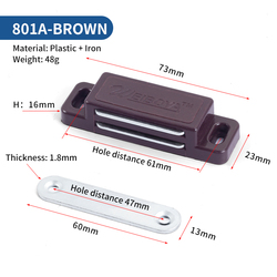 Durable Plastic Magnetic Cabinet Door Catch -  ...