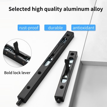 Modern double lever door latch black stainless ...