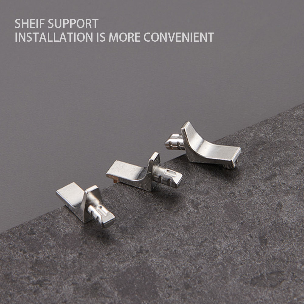Corner Wall-Mounted Metal Shelf Brackets for Gl...