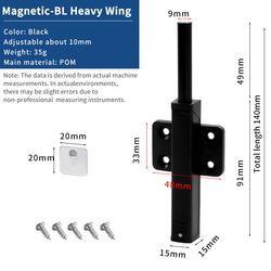 Soft Open Door Damper with Lock & Magnetic Head...