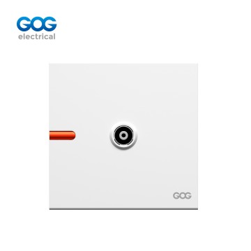 Ultra-thin skin feel GOG PC TV socket R11432 White/gold/gray/black