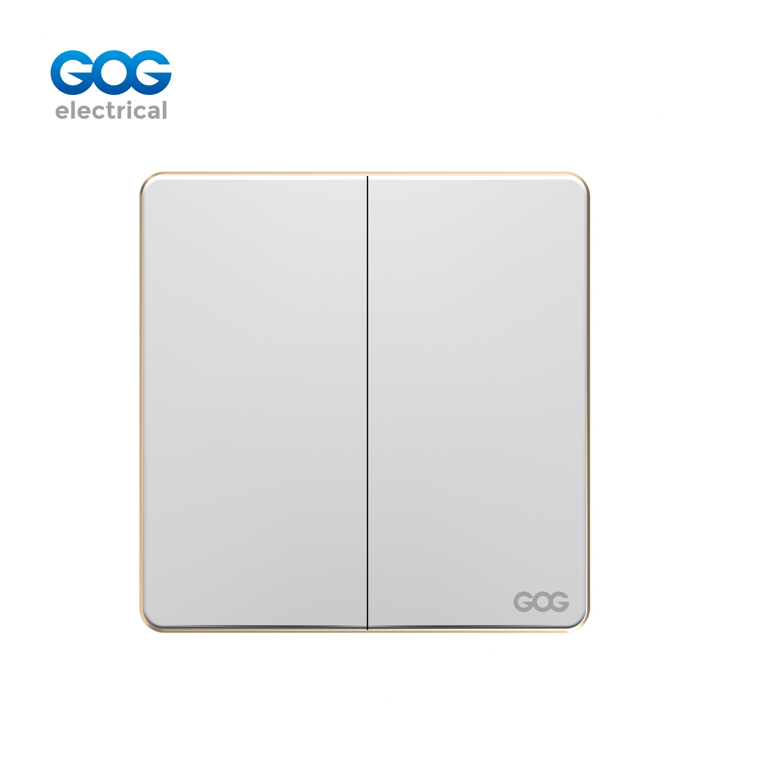 SLIM SWITCH SOCKET PC GLASS wall switch 2 gang C92303/C92304 10A/16...