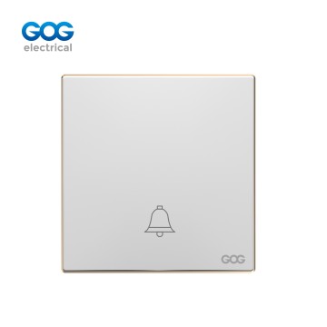 SLIM SWITCH SOCKET PC GLASS wall switch door bell switch C91317 10A...