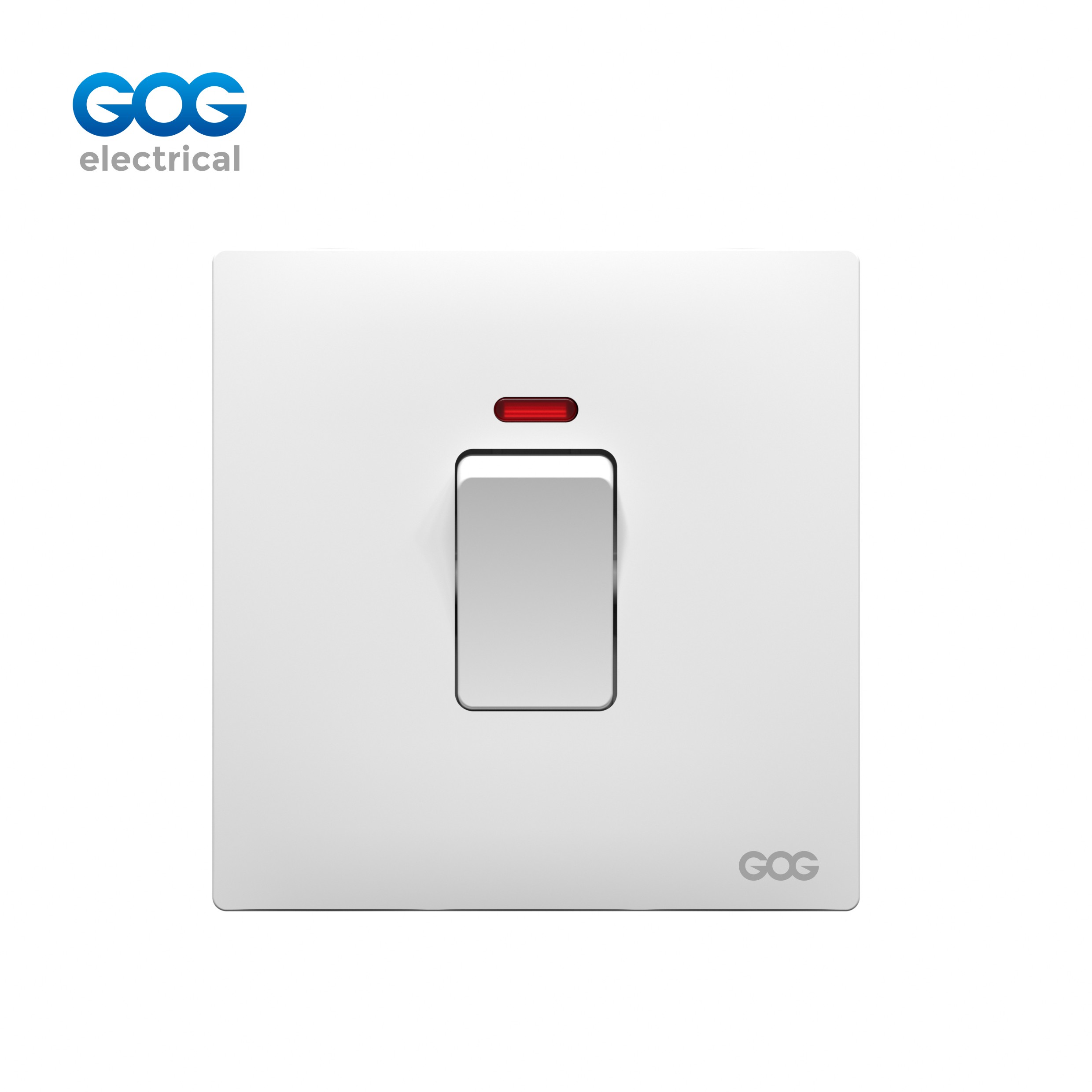 SLIM SWITCH SOCKET PC GLASS wall switch 20A DP switch 20A 250V C81324 White/gold/gray/black