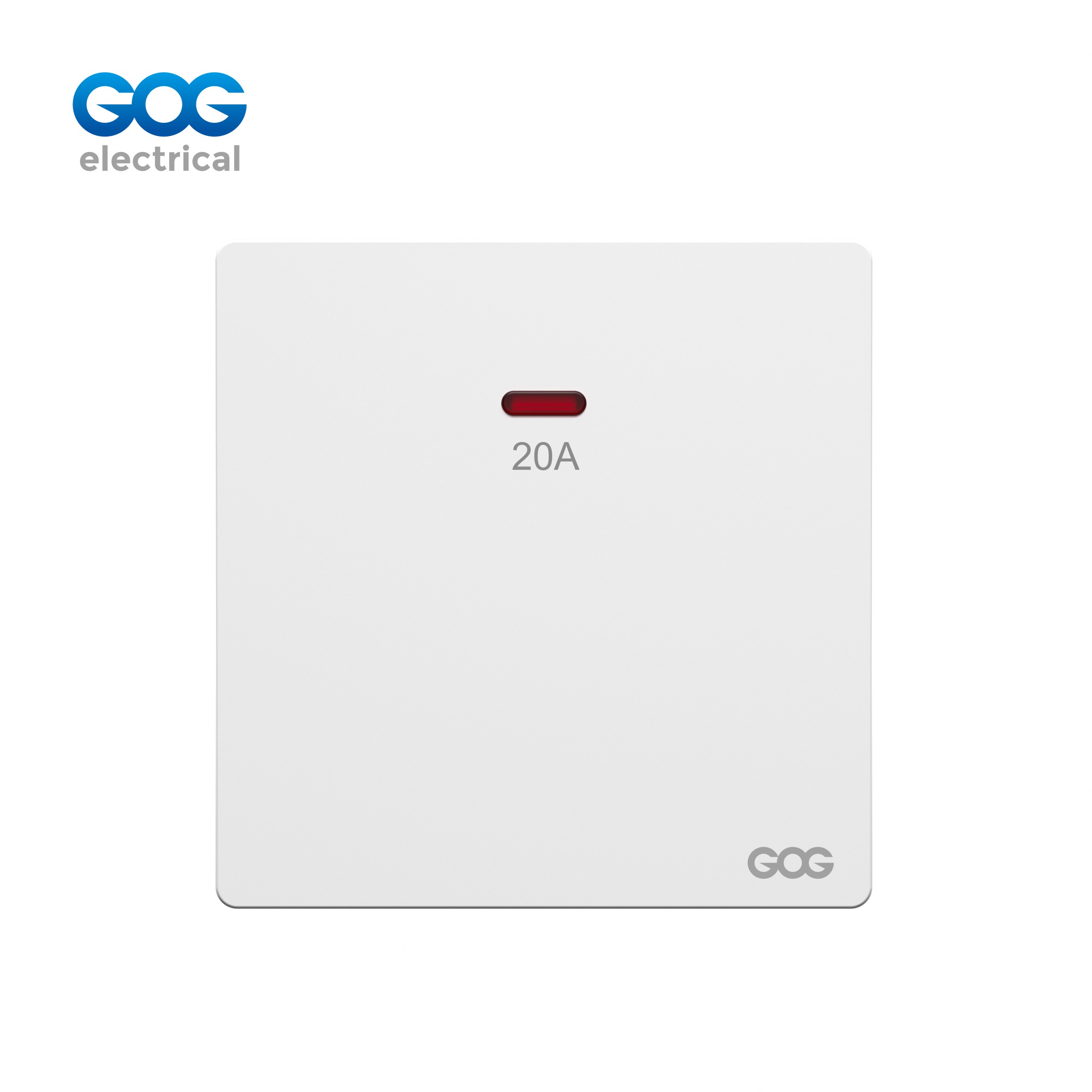 SLIM ANAHTAR PRİZ PC CAM duvar anahtarı 20A DP anahtarı 20A 250V yüksek...