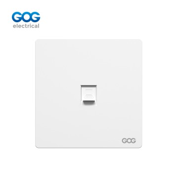 SLIM SWITCH SOCKET PC wall socket Data socket high-strength PC C80442 White/Gold/Gray/Black