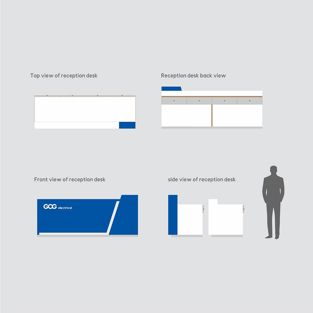 Reception desk design