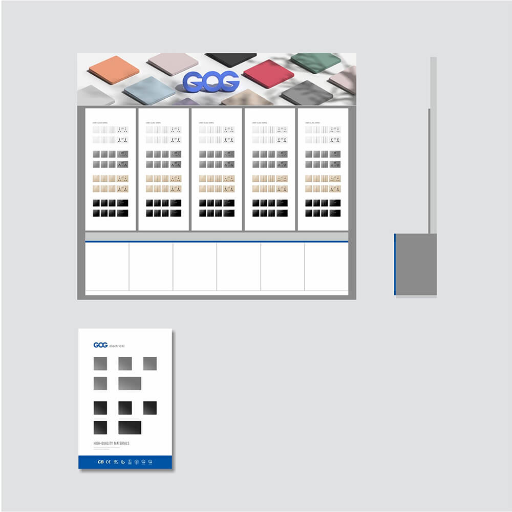 Display panel showcase combination