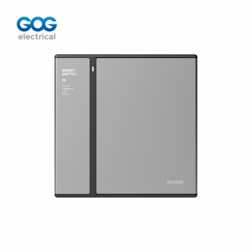SMART SWITCH SOCKET PC GLASS METAL wall switch 1 gang AC85-265V 50/60Hz A-01 White/gold/gray/black